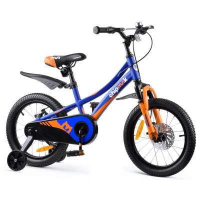 Detský bicykel 16" Royal Baby Chipmunk Explorer modro-oranžový hliníkový 